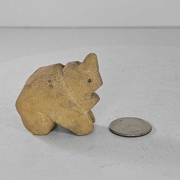 Hand Carved Stone Rhino Dinosaur Figurine Zuni? - Picture 6 of 7